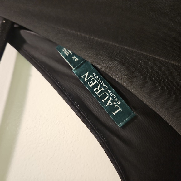 Black Ralph lauren dress 👗 size 2X NWT - Picture 7 of 8